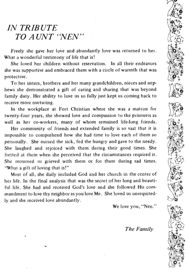 Funeral Booklet for Adele Plaskett - Page 4