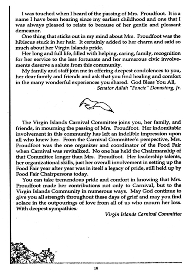 Funeral Booklet for Maud Virginia Brouwer Proudfoot - Page 18