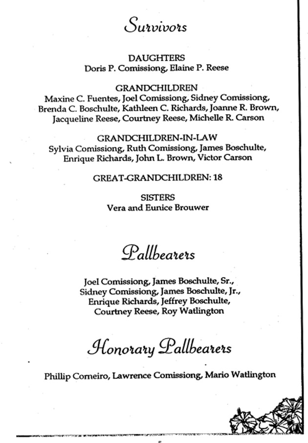 Funeral Booklet for Maud Virginia Brouwer Proudfoot - Page 5