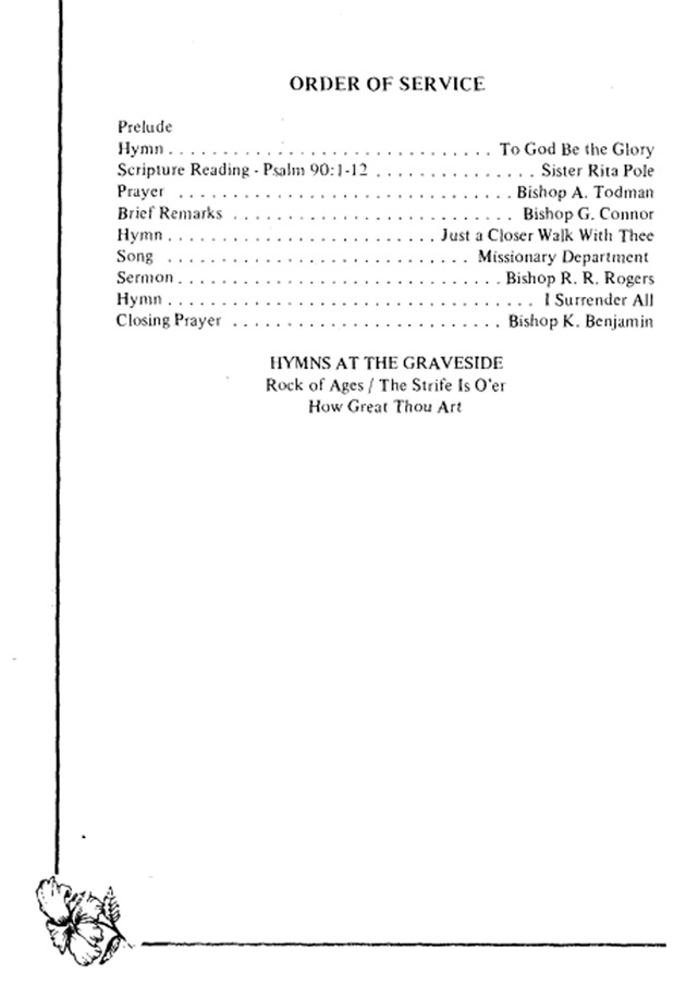 Funeral Booklet for Mary  Carty Raimer - Page 4