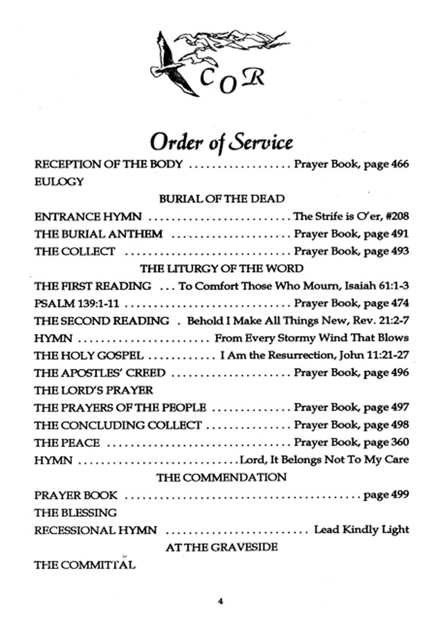 Funeral Booklet for Charles O'Neal Rawlins - Page 4