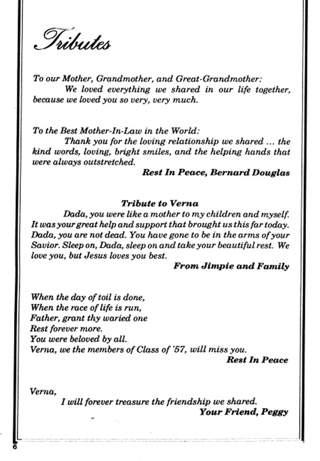 Funeral Booklet for Verna Alexandrina Sebastian - Page 5