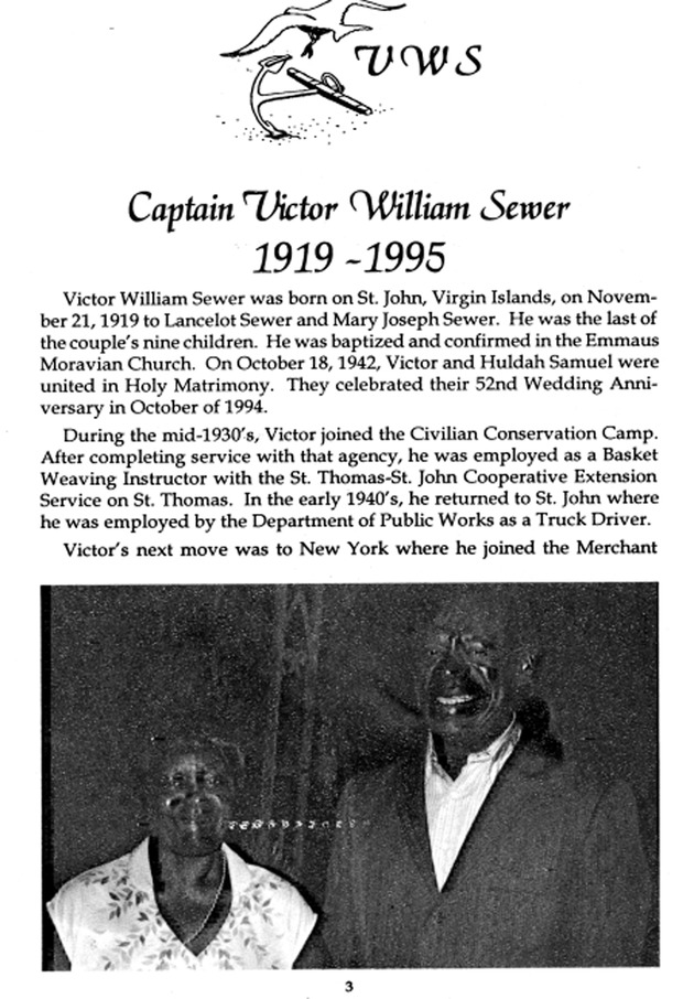 Funeral Booklet for Victor William Sewer - Page 3