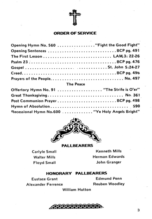 Funeral Booklet for Adina E. Small - Page 3