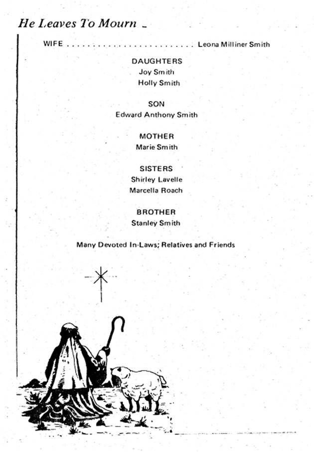 Funeral Booklet for Edward B. Smith - Page 12