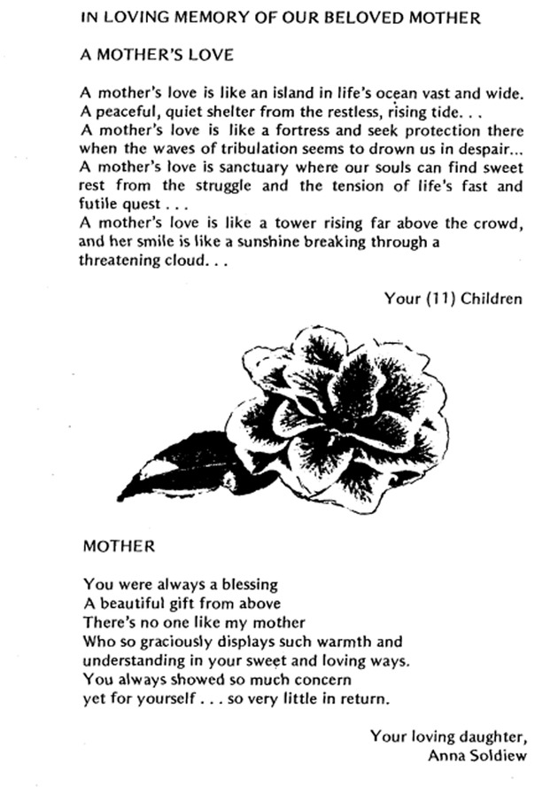 Funeral Booklet for Rafaela Alberta Roumo Smith - Page 6