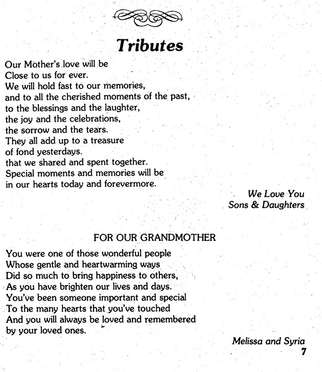 Funeral Booklet for Lucia G. Venzen - Page 4