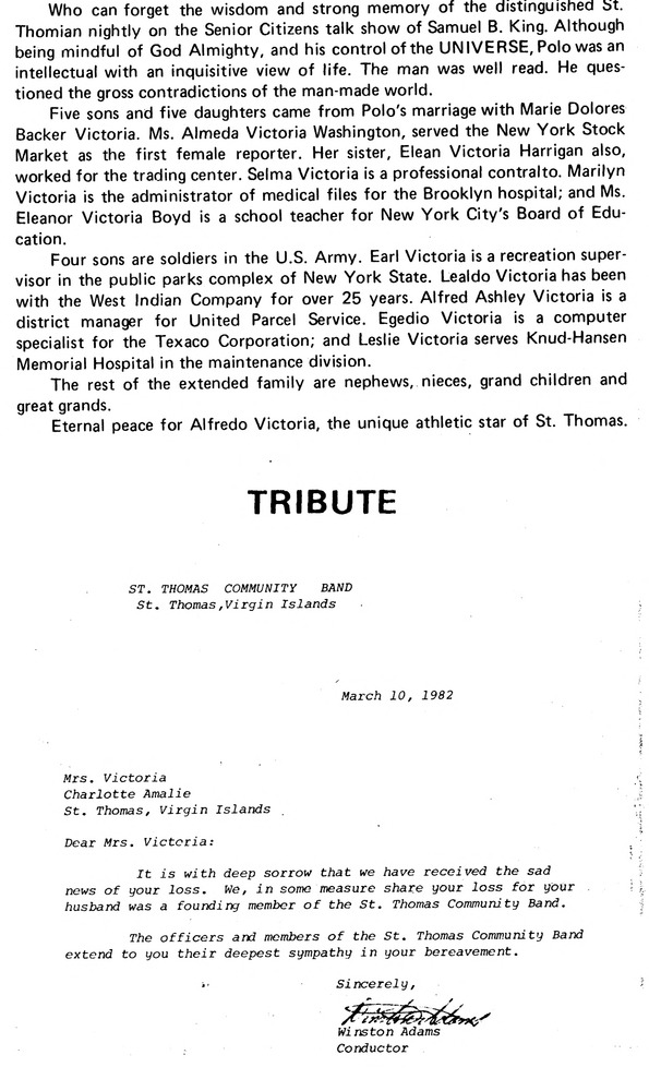 Funeral Booklet for Alfred H. Victoria - Page 4