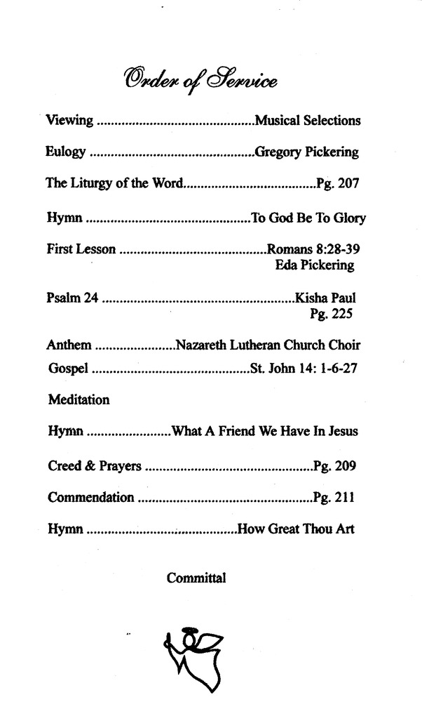 Funeral Booklet for Dolores Amanda Lettsome Williams - Page 4