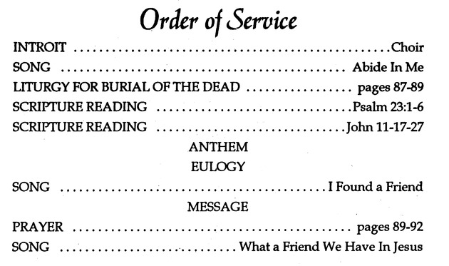 Funeral Booklet for Evers Anthony Williams - Page 3