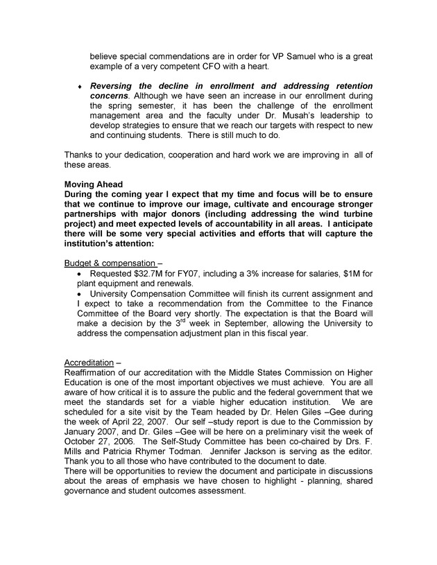 University of the Virgin Islands Fall 2006 University Convocation - Page 4