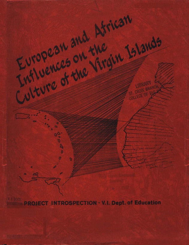 European and African Influences on the Culture of the Virgin Islands - Front Cover