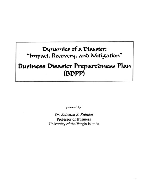 The Dynamics of Disaster: "Impact, Recovery, and Mitigation" - Page 28