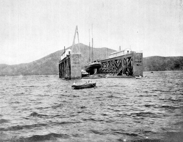 Floating dock, St. Thomas