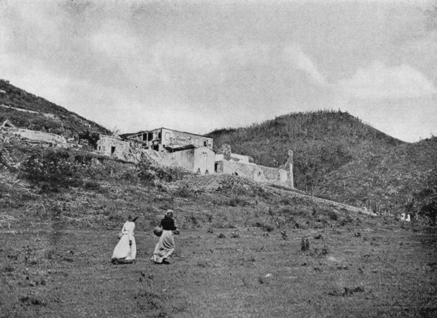 Moravian settlement of Emmaus, St. John, destroyed by hurrican of October 9-10, 1916