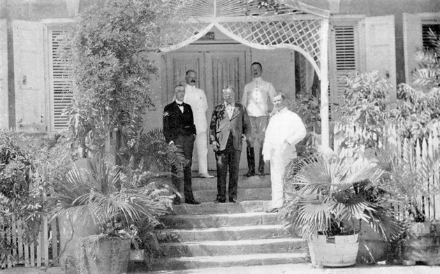 President Roosevelt at Liberty HaIl, the home of Robert L. Merwin