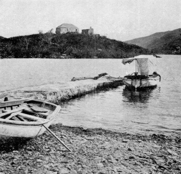 Wharf and old fort, Coral Bay, St. John