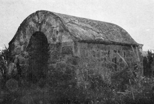 Typical old watch house on sugar estate, St. Croix