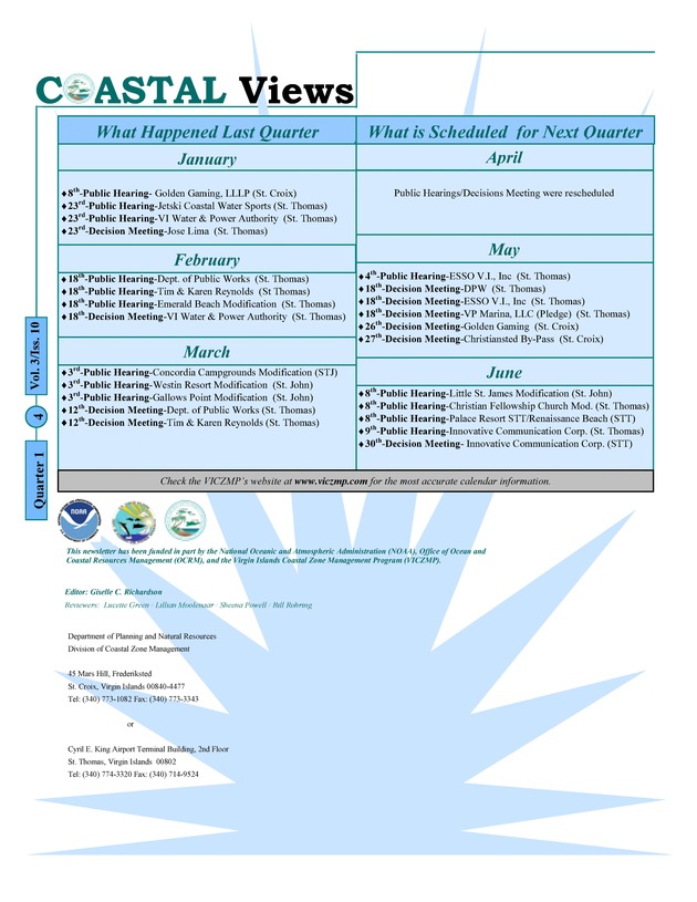 Coastal Views: Virgin Islands Coastal Zone Management Program - Page 4