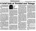 A brief look at Trinidad and Tobago