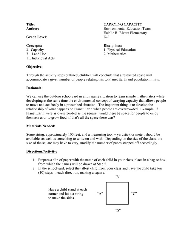 Carrying capacity - Page 1