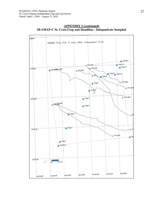 St. Croix Fisheries independent trap and line survey - Page 27