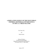 A population survey of the West Indian topshell of whelk (Cittarium pica) in the U.S. Virgin Islands