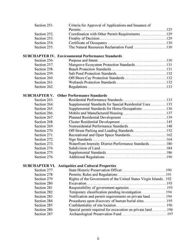 Virgin Islands development law - Page ii