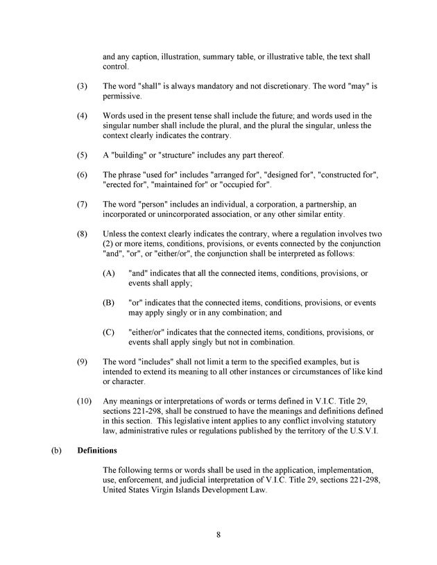 Virgin Islands development law - Page 8