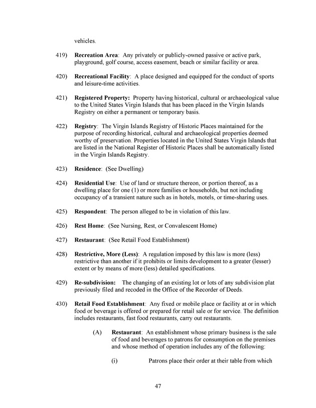 Virgin Islands development law - Page 47