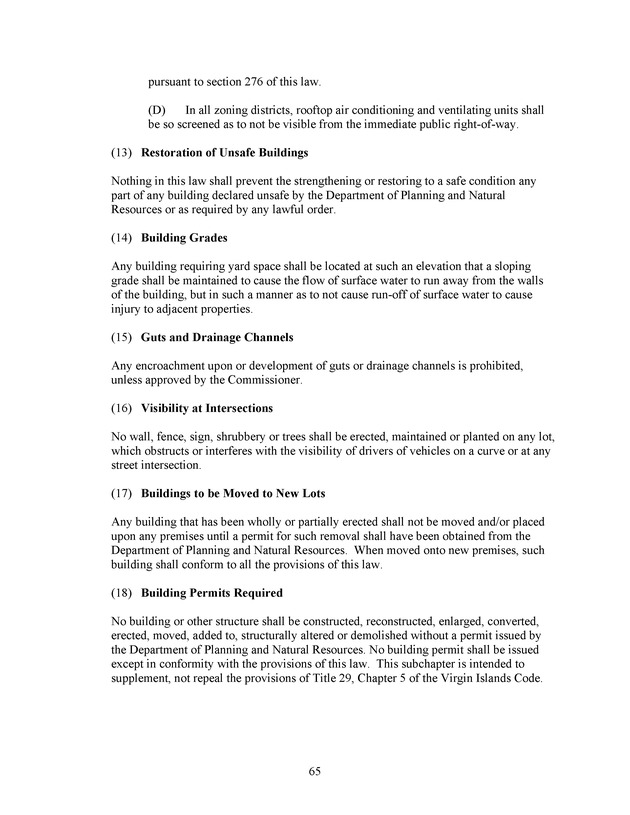 Virgin Islands development law - Page 65