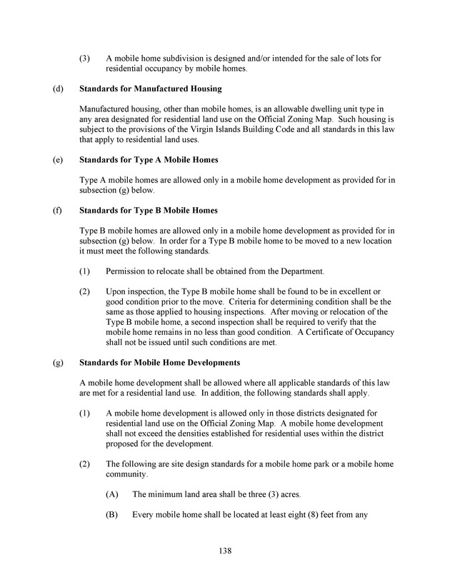 Virgin Islands development law - Page 138