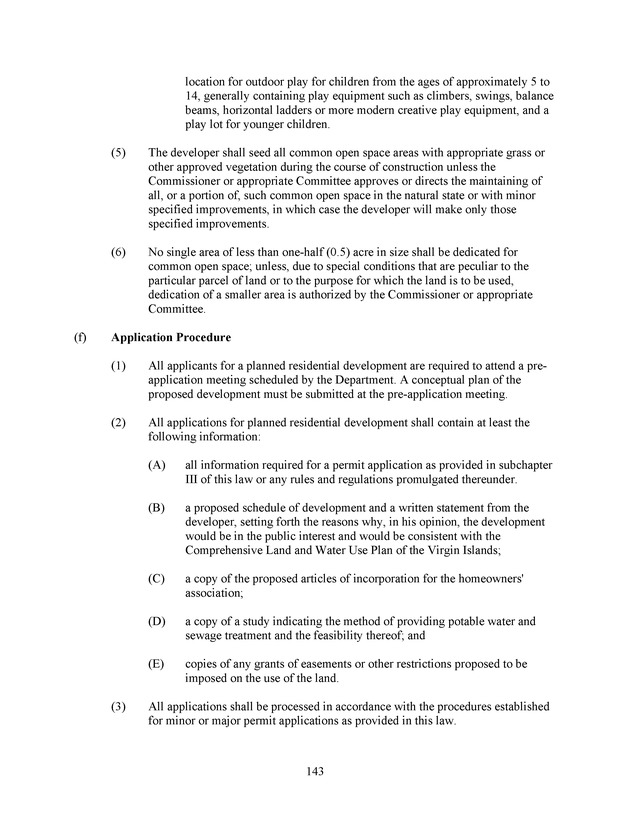 Virgin Islands development law - Page 143