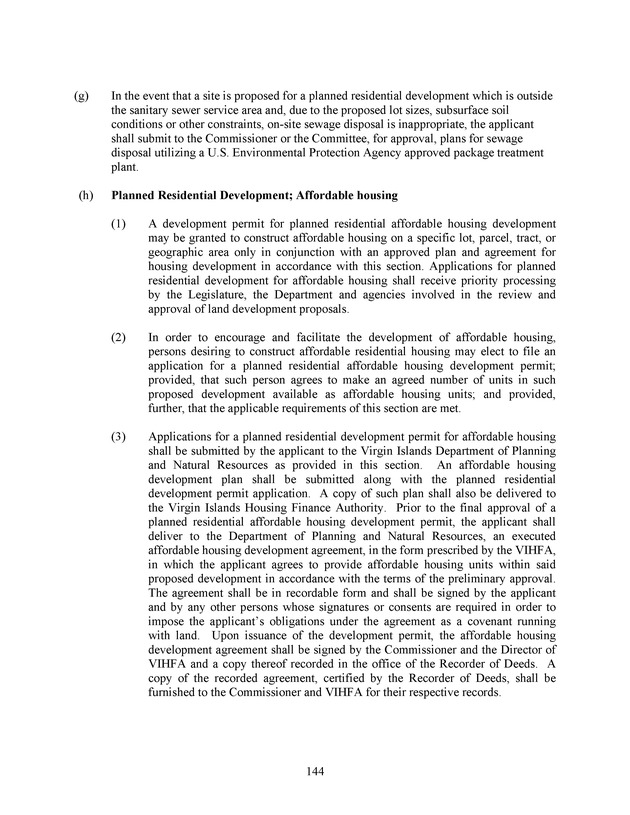 Virgin Islands development law - Page 144