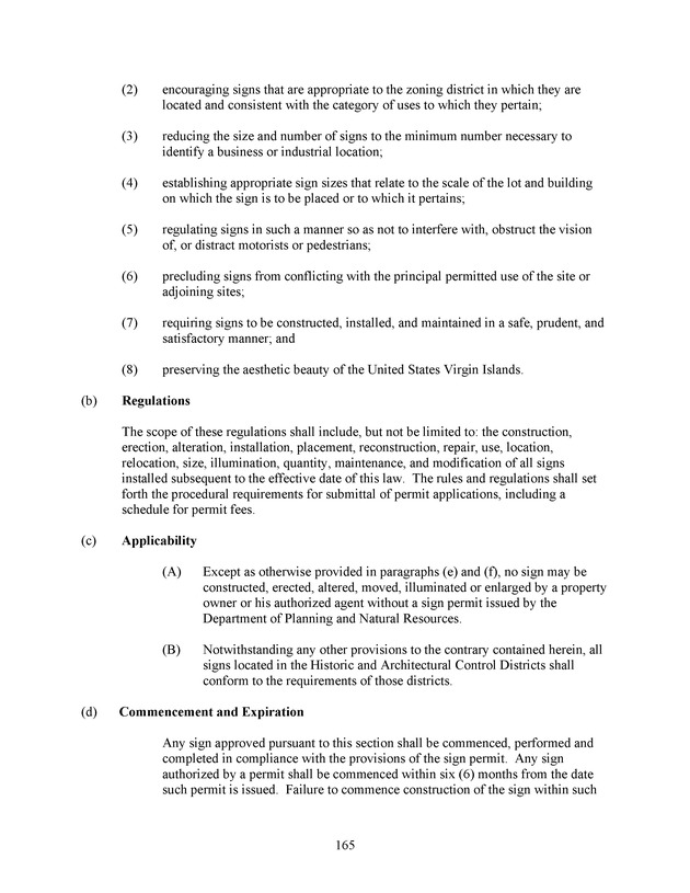 Virgin Islands development law - Page 165