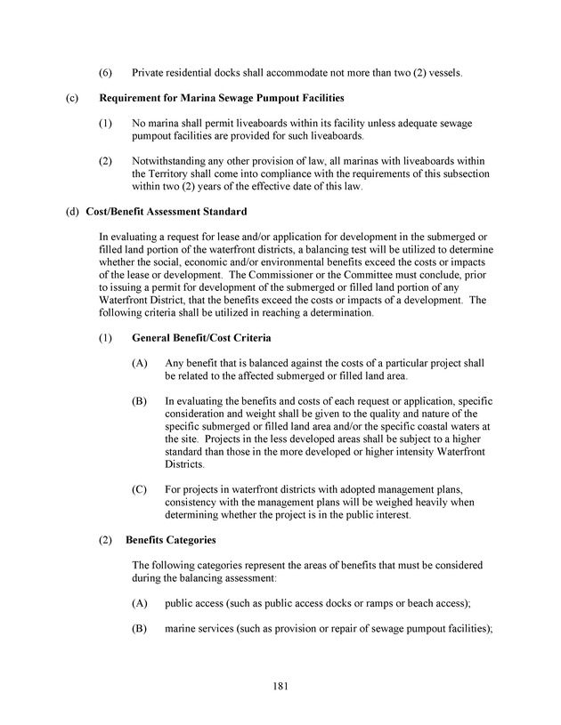 Virgin Islands development law - Page 181