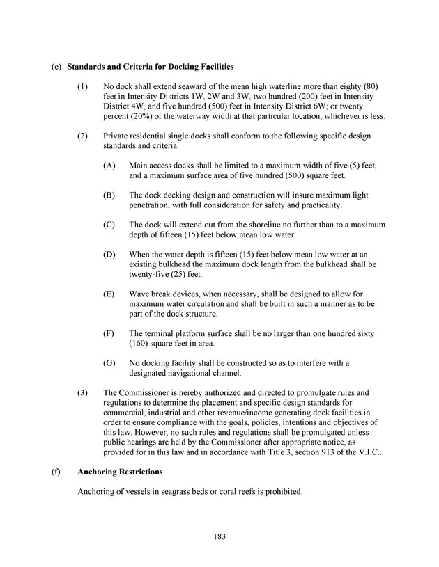 Virgin Islands development law - Page 183