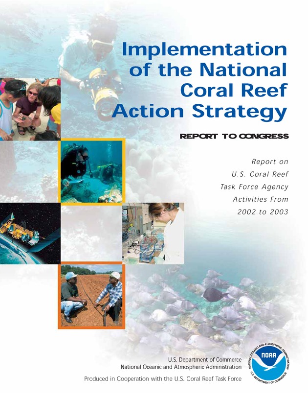 Implementation of the National Coral Reef Action Strategy : report to Congress - Page i