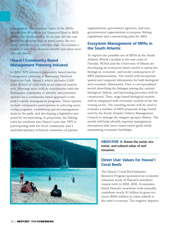 Implementation of the National Coral Reef Action Strategy : report to Congress - Page 32