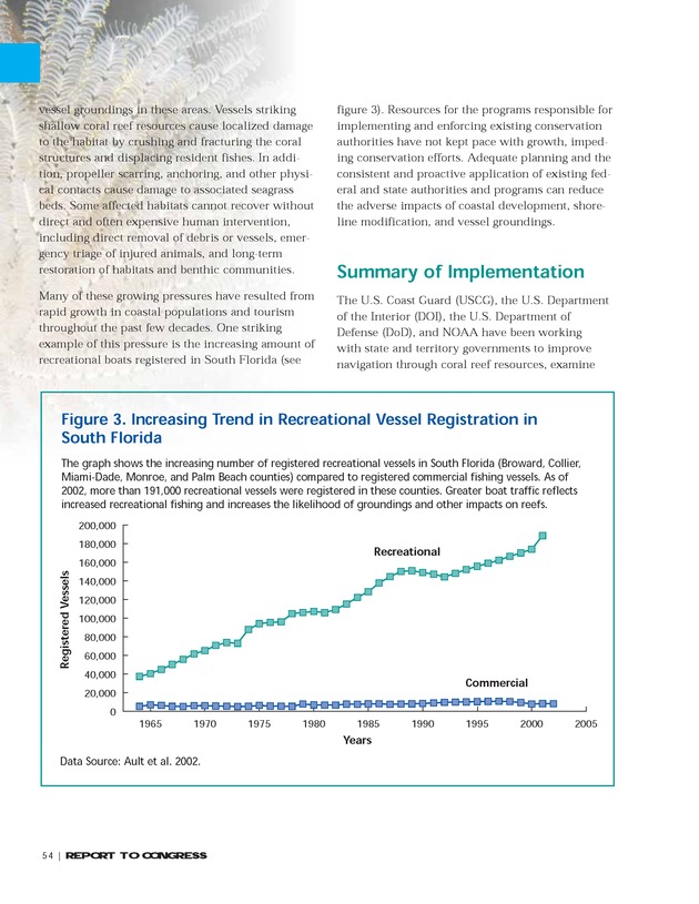 Implementation of the National Coral Reef Action Strategy : report to Congress - Page 54