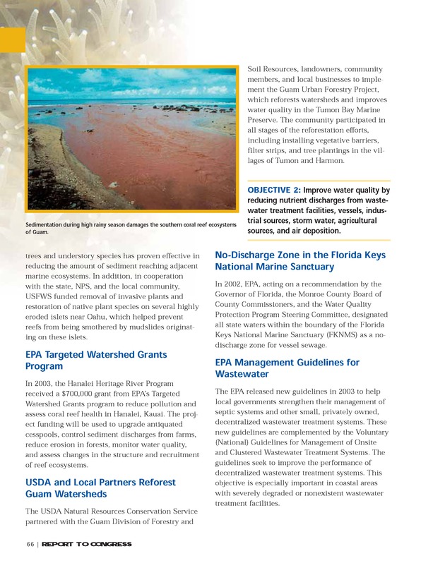 Implementation of the National Coral Reef Action Strategy : report to Congress - Page 66