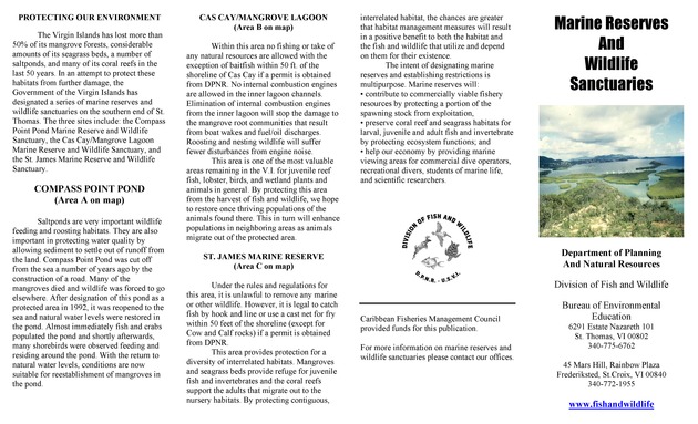 Marine reserves and wildlife sanctuaries - Page 1