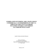 Compilation of fishing area maps used in commercial catch reporting in the U.S. Virgin Islands (1974/75 to 2004/05) including subarea conversion factors between maps