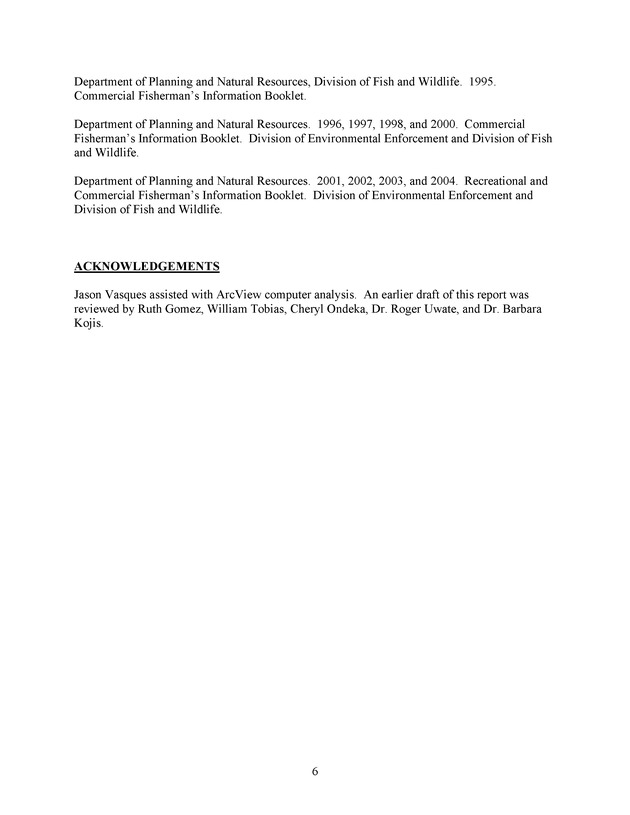 Compilation of fishing area maps used in commercial catch reporting in the U.S. Virgin Islands (1974/75 to 2004/05) including subarea conversion factors between maps - Page 6