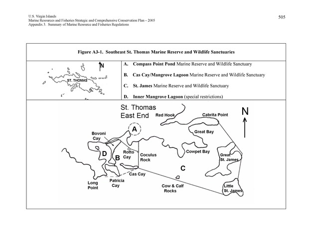 United States Virgin Islands Marine Resources and Fisheries strategic and comprehensive conservation plan - Page 505