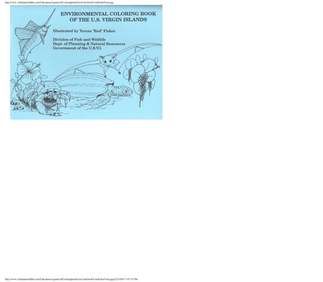 Environmental coloring book of the U.S. Virgin Islands - Page 3