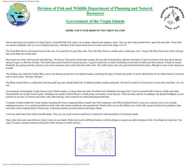 Environmental coloring book of the U.S. Virgin Islands - Page 10