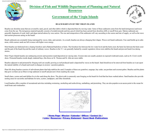 Environmental coloring book of the U.S. Virgin Islands - Page 20