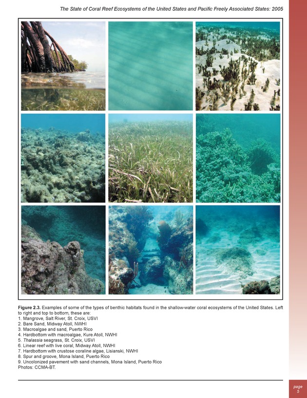 The state of coral reef ecosystems of the United States and Pacific freely associated states : 2005 - Page 5