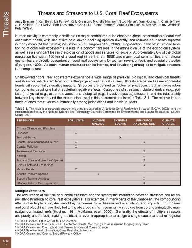 The state of coral reef ecosystems of the United States and Pacific freely associated states : 2005 - Page 12